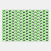 チン日本のパピー絵画ズ – Dog Art ラッピングペーパーシート (正面)