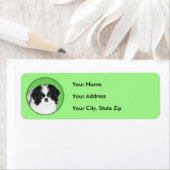 チン日本のパピー絵画ズ – Dog Art ラベル (インサイチュ)