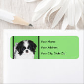 チン日本のパピー絵画ズ – Dog Art ラベル (インサイチュ)