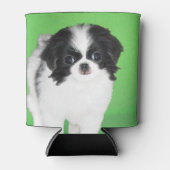 チン日本のパピー絵画ズ – Dog Art 缶クーラー (正面)