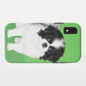 チン日本のパピー絵画ズ – Dog Art Case-Mate iPhoneケース (裏面(横))