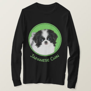チン日本のパピー絵画ズ – Dog Art Tシャツ