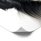 チン日本のパーソナライズされたプリント ポスター (角)