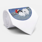 チン日本の冬の夜 ネクタイ (ロール)