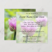 チヴ·ブラウス 招待状 (正面/裏面)