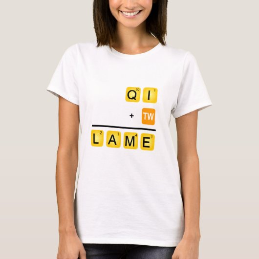 チーは下肢が不自由です! Tシャツ (正面)