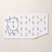 チーキーかわいいスタイルキッテン バスタオルセット (ハンドタオル)