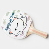 チーキーかわいいスタイルキッテン 卓球ラケット (横)