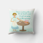 チーキーキッチュおもしろいデスメタルハウスワイア クッション (裏面)