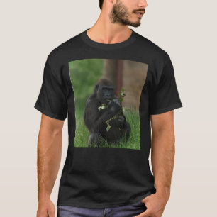 チーキーゴリラロペ袖なしトップ Tシャツ