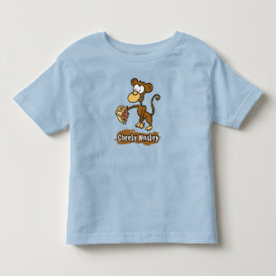 チーキーモンキー漫画デザイン トドラーTシャツ