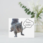 チーキーリス招待されましたはがき ポストカード (スタンド正面)