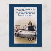 チーキー・イギリス第一次世界大戦ユーモア ポストカード (正面)