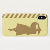 チーククリームニュートラルシェブロンファッション Case-Mate iPhoneケース (裏面(横))