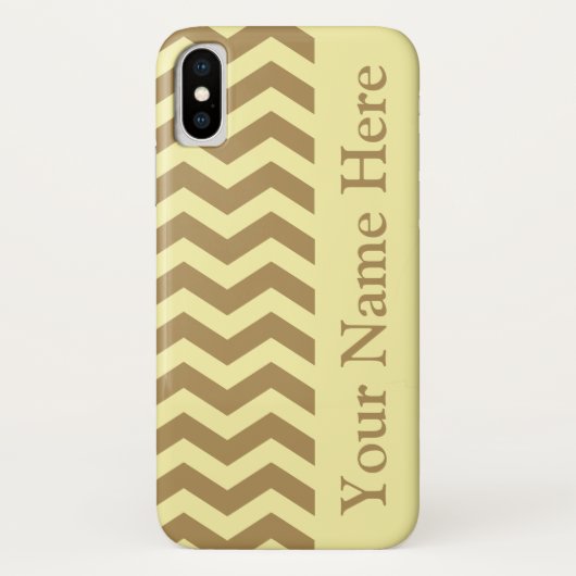チーククリームニュートラルシェブロン Case-Mate iPhoneケース (裏面)