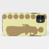 チーククリームニュートラルドットファッション Case-Mate iPhoneケース (裏面(横))