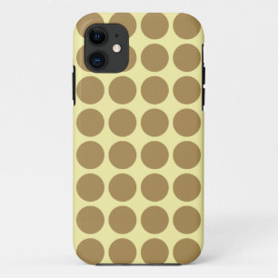 チーククリームニュートラルドット iPhone 11 ケース