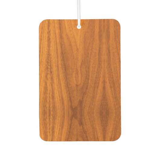 チークベニアーウッドグレインスタイル カーエアーフレッシュナー (正面)