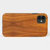 チークベニアーウッドグレインスタイル Case-Mate iPhoneケース (裏面(横))
