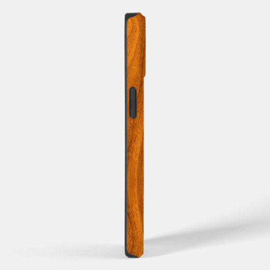 チーク材のクローム海賊石骨 Case-Mate iPhoneケース (裏面 / 右)