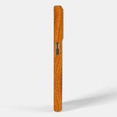チーク材のクローム海賊石骨 Case-Mate iPhoneケース (裏面 / 右)