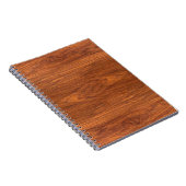 チーク材テクスチャー自然の背景詳細 ノートブック (右側)