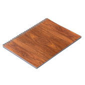 チーク材テクスチャー自然の背景詳細 ノートブック (左側)