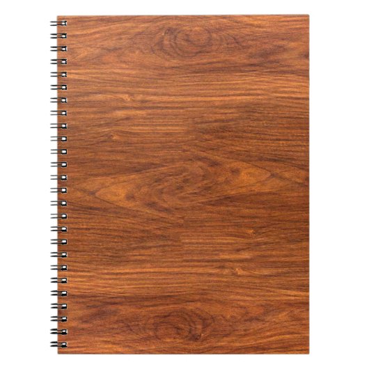チーク材テクスチャー自然の背景詳細 ノートブック (正面)