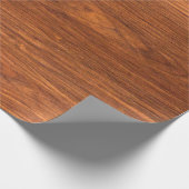 チーク材テクスチャー自然の背景詳細 ラッピングペーパー (角)