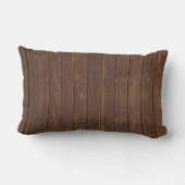 チーク材上のロープ枠と引用文 ランバークッション (裏面)