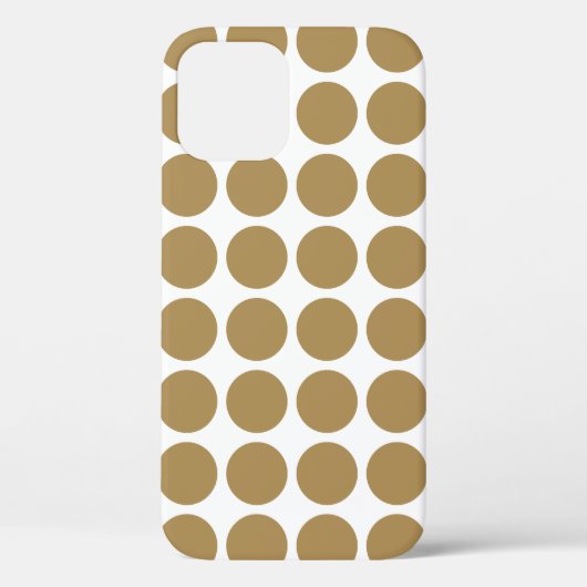 チーク材風ナチュラル ドット Case-Mate iPhoneケース (裏面)