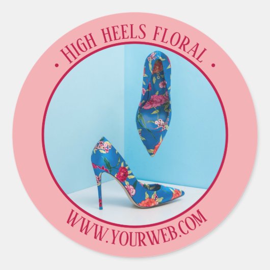 チーク製品プロモーション ラウンドシール (正面)