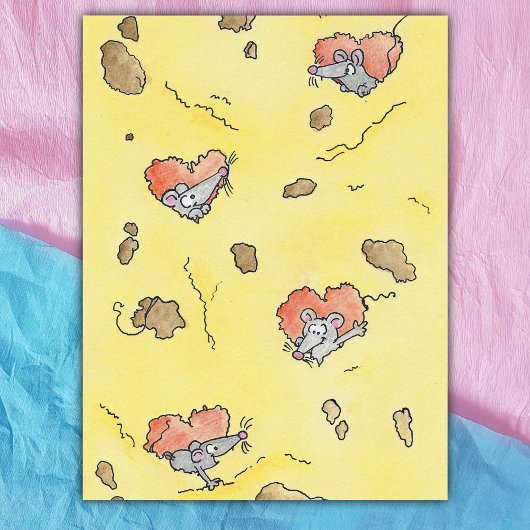 チーシーハートバレンタインデー シーズンポストカード