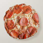 チーシーペペロニピザノベルティラウンドクッション ラウンドクッション (裏面)