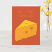 チーシー誕生日 カード (黄色い花)