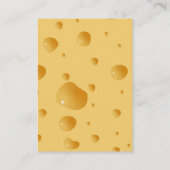 チーズおむつラッフルチケットの小さなネズミ エンクロージャーカード (裏面)