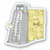 チーズおもしろいグラマー シール (正面)