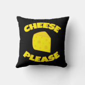 チーズおもしろいスイスチーズのウェッジ クッション (裏面)