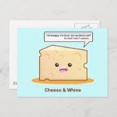 チーズおよびすすり泣き ポストカード (正面/裏面)