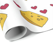 チーズおよびキスのロンドンっ子の韻を踏む俗語のギフト ラッピングペーパー (ロールコーナー)