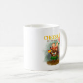 チーズおよび有史以前のマウス コーヒーマグカップ (正面右)