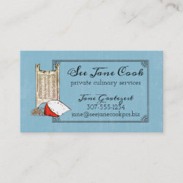 チーズおろし金の料理用のシェフのケイタリングビジネスカード 名刺
