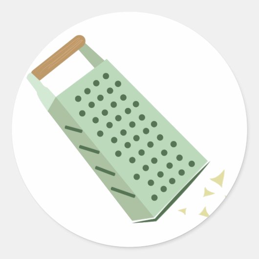 チーズおろし金 ラウンドシール (正面)