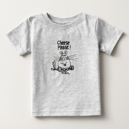チーズお願い！ ベビーTシャツ (正面)