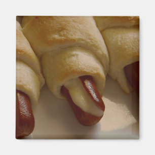 チーズが付いている毛布のブタ マグネット
