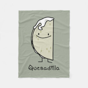 チーズが付いているQuesadillaのメキシコ人によって焼かれるトーティーヤ フリースブランケット