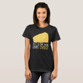 チーズが大好きな女の子だけのフードパンチーズ Tシャツ (正面フル)