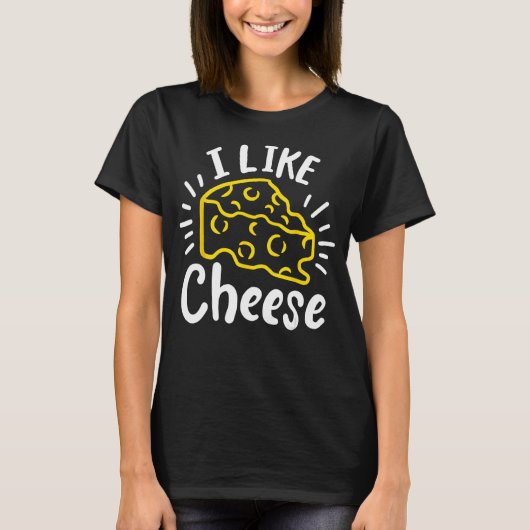 チーズが好き Tシャツ (正面)