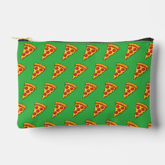 チーズたっぷりペパロニピザスライス アクセサリーポーチ