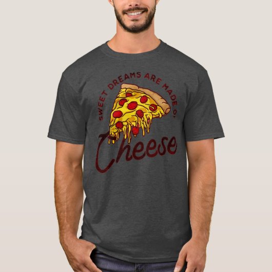チーズでできているスイートドリーム Tシャツ (正面)